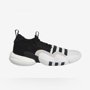 adidas Men's Trae Young 2 Training Shoes Black White Size 10